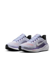 Laufschuh Nike "Pegasus 41", Damen, Gr. 40, ghost, wei&szlig;, court lila, bright crimson, Textil, Schuhe Laufschuh