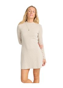 Minikleid Billabong "Everleigh Mock", Damen, Gr. XXL, US-Gr&ouml;&szlig;en, cobblestone, Obermaterial: 57% Walkfrottier, 43% Microfaser;, Kleider Minikleid