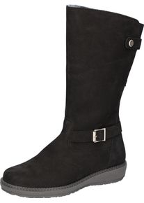 Waldl&auml;ufer Stiefel WALDL&Auml;UFER "HOJA", Damen, Gr. 8,5 (42,5), Normalschaft, schwarz, Nubukleder, Schuhe Stiefel, Boots, Winterstiefel, Bequemschuh, Komfortweite H = sehr weit