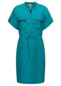 Blusenkleid Ragwear "Blusenkleid Roisa", Damen, Gr. L, N-Gr, gr&uuml;n (teal gr&uuml;n), Obermaterial: 80% Viskose CV. 20% Polyester PES., Kleider Blusenkleid