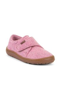 Hausschuh froddo "BAREFOOT WOOLY", M&auml;dchen, Gr. 32, rosa, Wolle, Basic, Schuhe Hausschuh, Klettschuh, Kindergartenschuh mit Wollfutter