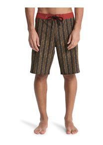 Boardshorts Quiksilver "Surfsilk Straight 20", Herren, Gr. 34L, schwarz horizons, Obermaterial: 88% Microfaser, 12% Elasthan;, Hosen Boardshorts