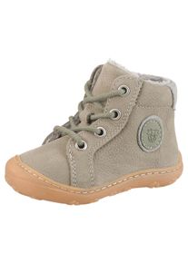 Lauflernschuh Pepino BY RICOSTA "Georgie WMS: weit", M&auml;dchen, Gr. 25, eukalyptus, Leder, Schuhe Lauflernschuh, Winterschuh mit Weiten-Me&szlig;system, Gr&ouml;&szlig;enschablone zum Download