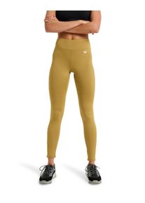 Leggings Roxy "Waves Of Warmth", Damen, Gr. L, fennel seed, Obermaterial: 88% Microfaser, 12% Elasthan;, Hosen Leggings