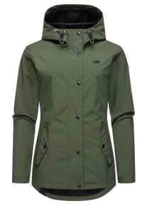 Softshelljacke Ragwear "Softshelljacke Margge Shell", Damen, Gr. XL, gr&uuml;n (schwarz olive), Obermaterial: 100% Polyester PES. Obermaterial: Futter: 100% Polyester PES., Jacken Softshelljacke