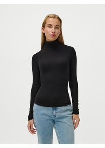 Rollkragenshirt LEGER "Thamara, LeGer by Lena Gercke", Damen, Gr. 34, schwarz, Jersey, Obermaterial: 95% Viskose, 5% Elasthan, Shirts Rollkragenshirt, slim fit, basic