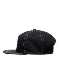 Snapback Cap Quiksilver "Saturn", Herren, schwarz (schwarz, jet schwarz), Obermaterial:100% Microfaser;, Caps Snapback Cap