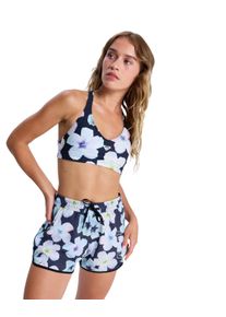 Shorts Roxy "Everyday Flow", Damen, Gr. XS, anthrazit im fleur real, Obermaterial: 92% Microfaser, 8% Elasthan;, Hosen Shorts