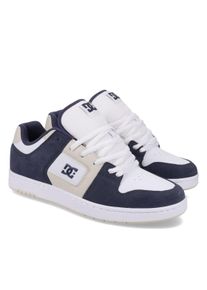 Skateschuh DC Shoes "Manteca 4 S", Herren, Gr. 11(44,5), navy, sanftes wei&szlig;, wei&szlig;, Obermaterial:53.02% Leder, 46.98% Synthetikmaterial;, Schuhe Skateschuh