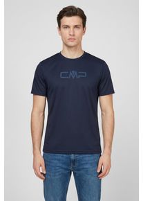 Funktionsshirt CMP "MAN CO T-SHIRT", Herren, Gr. 46, b.blau, dusty, Obermaterial: 100% Polyester, normal, Rundhals, Shirts Funktionsshirt