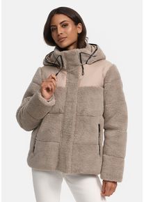 Winterjacke Marikoo "Marikoo Kaguraa Damen Winterjacke N030", Damen, Gr. XS, braun (light taupe), Obermaterial: 100% Polyester PES., Jacken Winterjacke