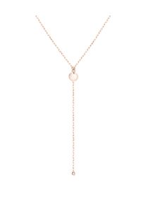 Y-Kette Liebeskind Berlin "Schmuck Geschenk Gold 375 Halskette Gold Collection", rosa (ros&eacute;goldfarben), Halsketten, Damen, Gelbgold 375, L: 68 B: 2mm, Y-Kette, B:2mm