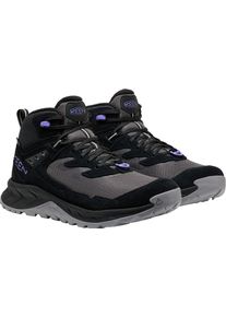 Outdoorschuh Keen "HIGHTRAIL MID POLAR", Damen, Gr. 38,5, lila (schwarz, aster lila), Leder, Synthetik, Schuhe Outdoorschuh, gef&uuml;ttert, wasserdicht