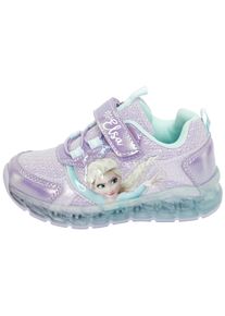 Sneaker Disney "FROZEN", M&auml;dchen, Gr. 26, lila, Synthetik, Schuhe Sneaker, mit cooler Blinkfunktion