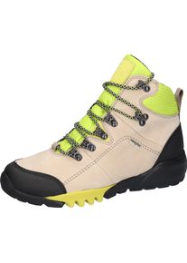 Waldl&auml;ufer Trekkingschuh WALDL&Auml;UFER "H-AMIATA", Herren, Gr. 8 (42), creme, limette, schwarz, Gummi, Nubukleder, Textil, Veloursleder, Schuhe Trekkingschuh, Outdoorschuh, Wanderschuh, Schn&uuml;rboots, Schuhweite H (= sehr weit)
