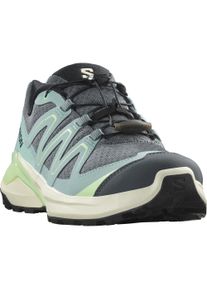 Trailrunningschuh Salomon "EXAMOTION", Damen, Gr. 40, turbulence, vanilla ice, patina gr&uuml;n, Synthetik, Textil, Schuhe Trailrunningschuh