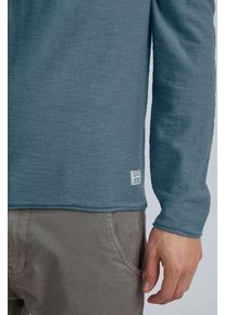 Strickfleece-Pullover 11 Project "Strickpullover PRFriko", Herren, Gr. XL, blau (blaustone), Obermaterial: 100% Baumwolle CO., Pullover Strickfleece-Pullover