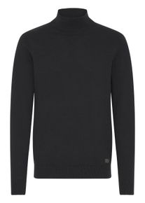 !Solid Rollkragenpullover SOLID "Rollkragenpullover SDAkalmo", Herren, Gr. L, schwarz (true schwarz), Obermaterial: 70% Baumwolle CO recyc.. 30% Polyester Pol. recyc.., Pullover Rollkragenpullover