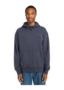 Kapuzensweatshirt Element "Lowcase Pigment", Herren, Gr. S, blau (blau nights), Obermaterial: 50% Walkfrottier, 30% Walkfrottier, 20% Microfaser;, Sweatshirts Kapuzensweatshirt