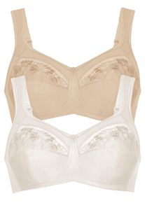 Entlastungs-BH Anita "Entlastungs BH Safina", Damen, Gr. 80, Cup D, bunt (crystal haut), Obermaterial: 50% Polyamid PA. 25% Polyester PES. 10% Elasthan EL. 10% Viskose CV. 5% Baumwolle CO., BHs Entlastungs-BH