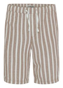 Shorts 11 Project "Shorts PROeshi", Herren, Gr. L, N-Gr, braun (shitake), Obermaterial: 58% Leinen LI. 42% Viskose CV., Hosen Shorts