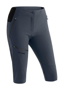 Caprihose Maier Sports "Latit Capri Vario", Damen, Gr. 44, Normalgr&ouml;&szlig;en, grau, 88% Polyester, 12% Elasthan, Hosen Caprihose, Damen Capri, kurze Wanderhose, Outdoorhose mit 4 Taschen, Regular Fit