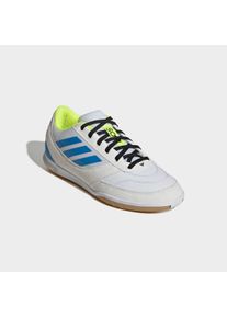 Fu&szlig;ballschuh adidas Performance "TOP SALA COMPETITION II KIDS, HALLENB&Ouml;DEN", Kinder, Gr. 38, cloud wei&szlig;, lucid ray blau, solar gelb, Synthetik, Textil, Schuhe Fu&szlig;ballschuh, f&uuml;r Hallenboden, f&uuml;r Kinder & Jugendliche