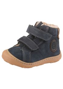 Lauflernschuh Pepino BY RICOSTA "Gedo WMS: normal", M&auml;dchen, Gr. 22, blau (navy), Leder, Schuhe Lauflernschuh, Barfu&szlig;schuh mit hochgezogener Zehenkappe, Gr&ouml;&szlig;enschablone zum Download