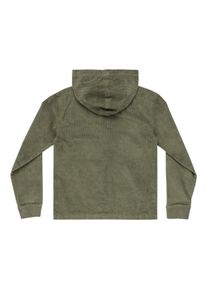 Hoodie DC Shoes "Belview", Jungen, Gr. 14(155-164cm), gr&uuml;n (deep lichen gr&uuml;n), Obermaterial: 98% Walkfrottier, 2% Elasthan;, Sweatshirts Hoodie