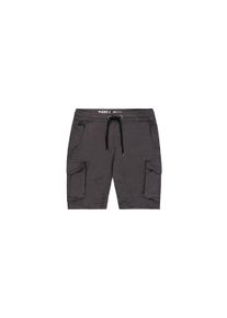 Shorts Alpha Industries "Cotton Twill Jogger Short", Herren, Gr. M, Normalgr&ouml;&szlig;en, grau (vintage grau), Obermaterial: 98% Baumwolle, 2% Elastan, Hosen Shorts