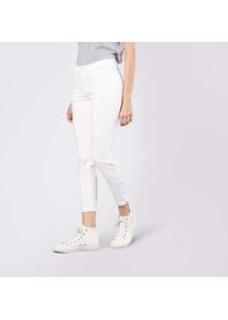 7/8-Jeans MAC "Dream Chic", Damen, Gr. 46, L&auml;nge 29, wei&szlig; (wei&szlig; denim), Denim/Jeans, Obermaterial: 88% Baumwolle, 9% Polyester, 3% Elasthan, sehr figurbetont 7/8-L&auml;nge, Jeans 7/8-Jeans, verk&uuml;rzte Form mit Rei&szlig;verschluss