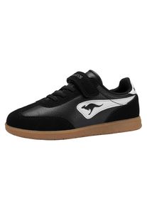 Sneaker Kangaroos "K-LPK BUM EV", M&auml;dchen, Gr. 39, jet schwarz, wei&szlig;, Synthetik, Schuhe Sneaker