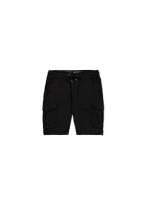 Shorts Alpha Industries "Cotton Twill Jogger Short", Herren, Gr. L, Normalgr&ouml;&szlig;en, schwarz, Obermaterial: 98% Baumwolle, 2% Elastan, Hosen Shorts