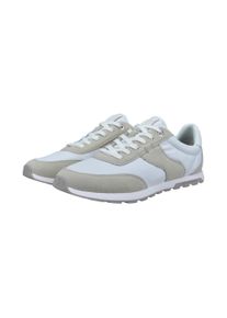 Sneaker Salamander, Damen, Gr. 39, beige, wei&szlig;, Leder, Schuhe Sneaker, Freizeitsneaker, Halbschuh, Schn&uuml;rschuh mit Wechselfu&szlig;bett