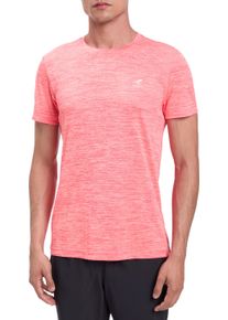 T-Shirt Energetics "HE.-T-SHIRT TELLY II SHORT SLEEVE M", Herren, Gr. XXL, melange, rot light, re, Jersey, Obermaterial: 100% Polyester, Rundhals, Shirts T-Shirt, Regular Fit, kurze &Auml;rmel, f&uuml;r Training, atmungsaktiv
