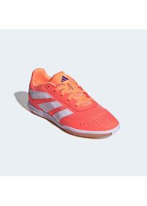 Fu&szlig;ballschuh adidas Performance "PREDATOR CLUB IN SALA KIDS", Kinder, Gr. 37, signal coral, cloud wei&szlig;, beam orange, Synthetik, Textil, Schuhe Fu&szlig;ballschuh, geeignet als Hallenschuhe, f&uuml;r Kinder & Jugendliche
