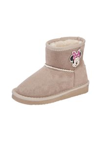 Schlupfboots Disney "MINNIE", M&auml;dchen, Gr. 28, taupe, Textil, Schuhe Schlupfboots, Winterschuhe, Winterboots, Snowboots, Schlupfstiefel, gef&uuml;ttert