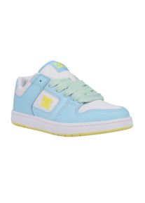 Sneaker DC Shoes "Manteca 4", Damen, Gr. 5(36), gelb (blau, gelb, wei&szlig;), Obermaterial:53.02% Leder, 46.98% Synthetikmaterial;, Schuhe Sneaker