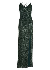 Abendkleid Vera Mont "Abendkleid figurbetont", Damen, Gr. 34, EURO, gr&uuml;n (dusty slate), 95% Polyester PES. 5% Elasthan EL., Kleider Abendkleid