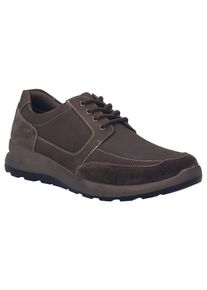 Schn&uuml;rschuh Josef Seibel "Marley 51", Damen, Gr. 43, braun (dunkelbraun), Nubukleder, Veloursleder, Schuhe Schn&uuml;rschuh, Sneaker, Komfortschuh mit Wechselfu&szlig;bett, Weite G (=weit)