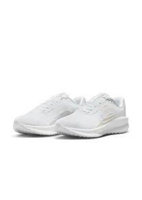 Laufschuh Nike "DOWNSHIFTER 13", Damen, Gr. 42,5, wei&szlig;, wei&szlig;, platinum tint, Synthetik, Textil, Schuhe Laufschuh, sportliches Design, mit Gummilaufsohle, mit Schn&uuml;rung