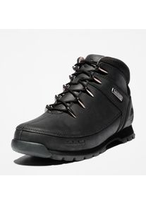 Schn&uuml;rboots Timberland "EURO SPRINT - MID LACE BOOT", Herren, Gr. 46, schwarz, Leder, Schuhe Schn&uuml;rboots, Winterstiefel, Schn&uuml;rstiefel, Winterschuhe