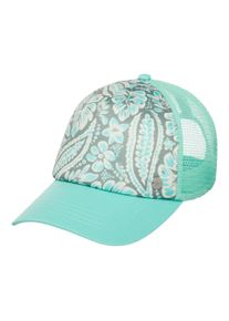 Trucker Cap Roxy "Beautiful Morning", Damen, oil gr&uuml;n wildside paisley, Kunstfaser, Caps Trucker Cap