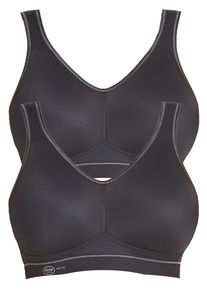 Sport-BH Anita "Sport BH light & firm", Damen, Gr. 80, Cup F, schwarz (schwarz schwarz), Obermaterial: 80% Polyamid PA. 20% Elasthan EL., BHs Sport-BH