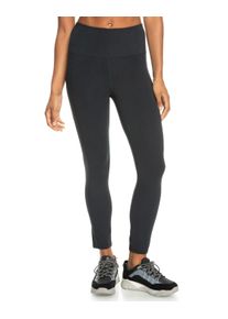 Leggings Roxy "Heart Into It Ankle", Damen, Gr. M, grau (anthrazit), Obermaterial: 25% Elasthan, 75% Microfaser;, Hosen Leggings