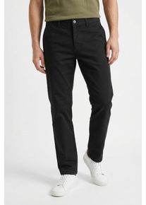 Jack & Jones Chinos JACK & JONES "JPSTOLLIE DYLAN CHINO", Herren, Gr. 29, L&auml;nge 30, schwarz, Web, Obermaterial: 98% Baumwolle, 2% Elasthan, unifarben, regular fit lang, Hosen Chinos, Baumwollmischung, regular fit