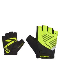 Fahrradhandschuhe Ziener "CULL-Z JUNIOR", Kinder, Gr. XL, gelb (poison gelb), Materialmix, Handschuhe Fahrradhandschuhe