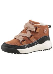 Schn&uuml;rboots Skechers "YANA", Damen, Gr. 41, schwarz (braun, schwarz), Veloursleder, kontrastfarbene Details, Schuhe Schn&uuml;rboots, High Top Sneaker, Schn&uuml;rschuh mit auff&auml;lliger Schn&uuml;rung