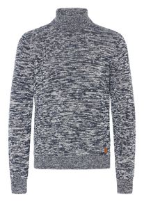 Rollkragenpullover Blend "Rollkragenpullover BHDami", Herren, Gr. XL, blau (marineblaus), Obermaterial: 70% Baumwolle CO recyc.. 30% Polyester Pol. recyc.., Pullover Rollkragenpullover