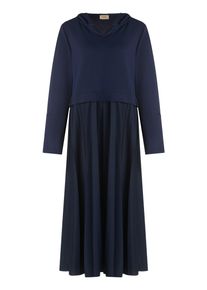 Bodykleid Cartoon "Casual-Kleid mit Kapuze", Damen, Gr. 38, EURO, blau (dunkelblau), Obermaterial: 50% Viskose CV. 45% Polyester PES. 5% Elasthan EL., Kleider Bodykleid